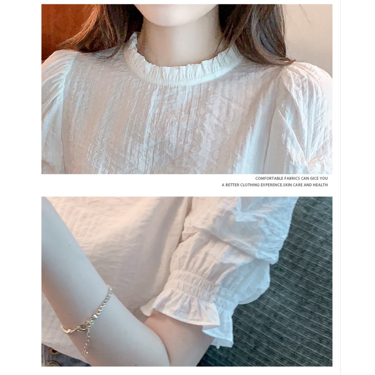 G99028 Áo chiffon nữ hè ngắn tay hàng nhập