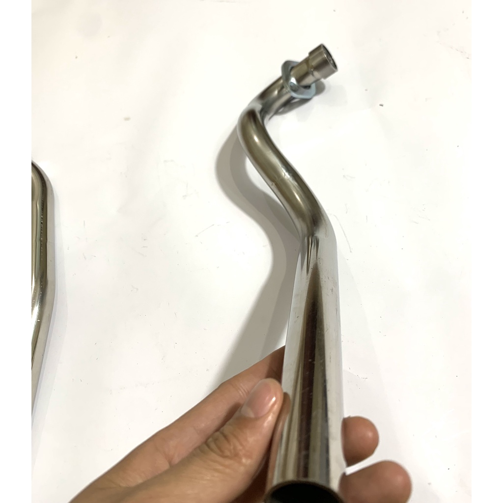 CỔ PÔ inox 304 KHÔNG HAN RỈ, LẮP WAVE 50/100/110CC - DREAM - WAVE RS/RSX 110
