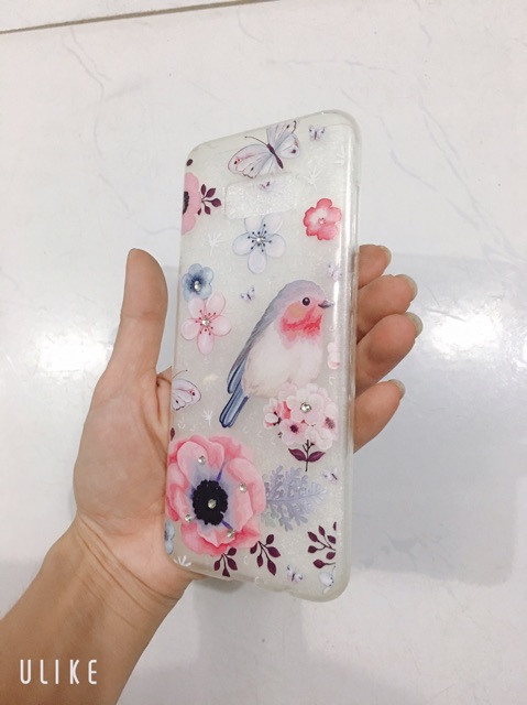 Ốp lưng sam sung S8 Plus hình bông hoa