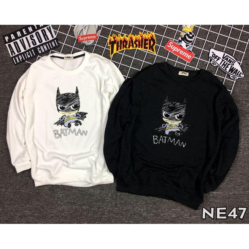 [Có VIDEO + ẢNH THẬT] Áo sweater - Áo nỉ bông tay dài UNISEX UNISEX NE47