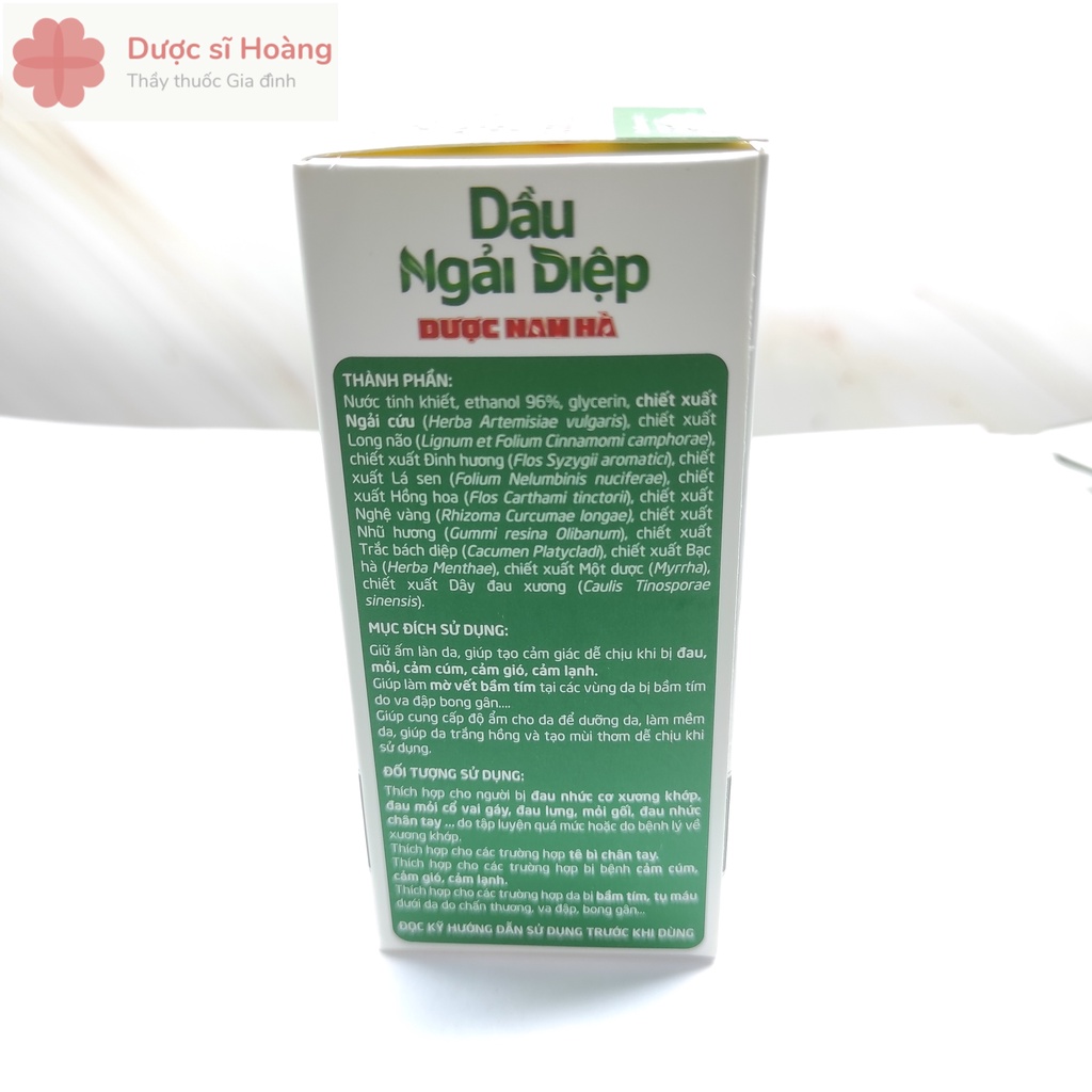 Dầu Ngải Diệp Dược Nam Hà 50ml