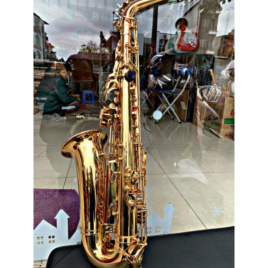 Kèn saxophone alto Selmer mã SA700 2 màu vàng