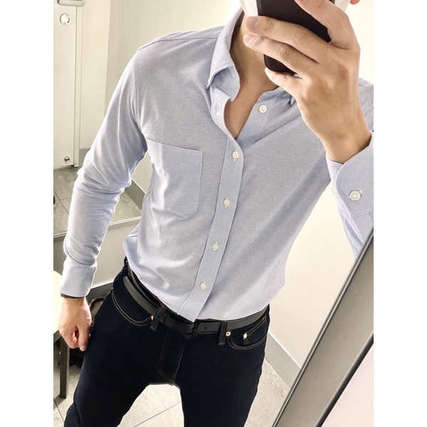 Áo Sơ Mi Nam Dài Tay Trơn