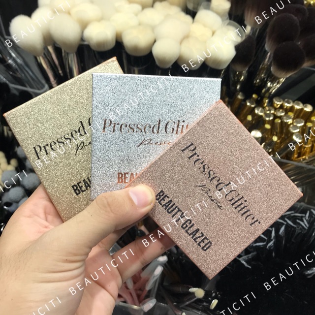 BẢNG NHŨ MẮT KIM TUYẾN BEAUTY GLAZED 4 Ô PRESSED GLITTER | BigBuy360 - bigbuy360.vn