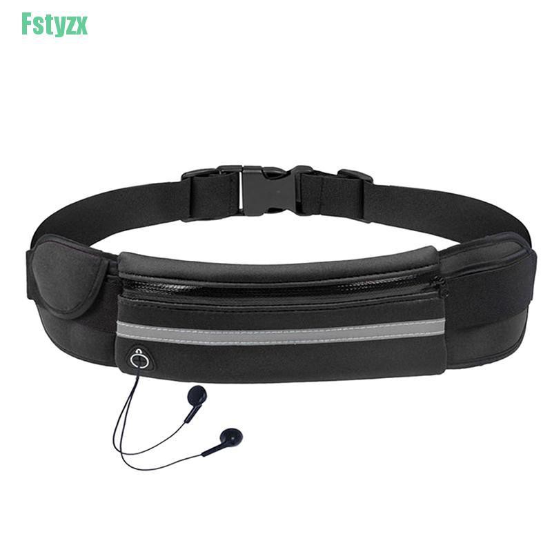fstyzx Waterproof Running Belt Bum Waist Pouch Fanny Pack Camping Sport Hiking Zip Bag | BigBuy360 - bigbuy360.vn