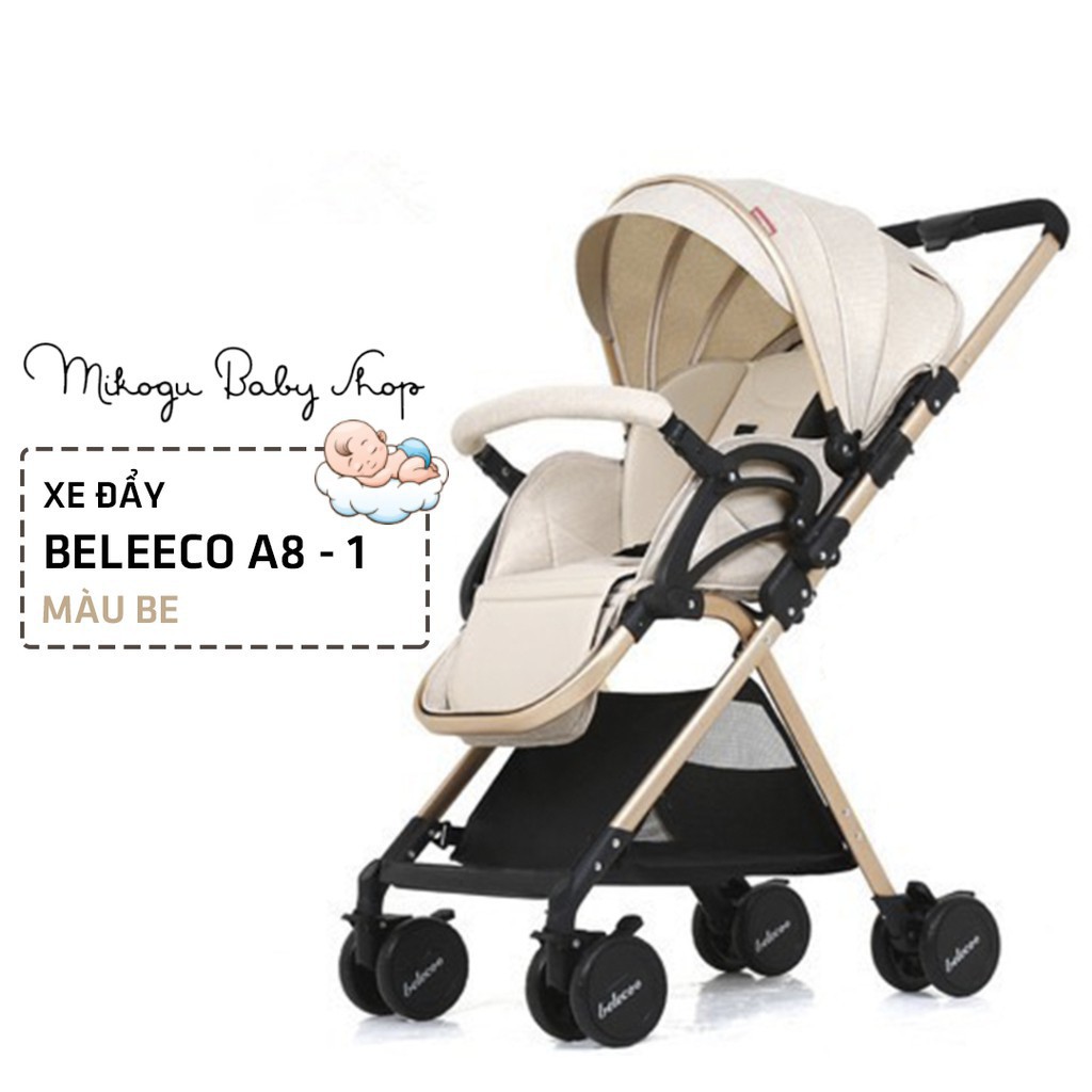 Xe đẩy 2 chiều BELECOO CHÍNH HÃNG cao cấp ❤️️ siêu nhẹ ❤️️ chịu lực cao ❤️️ nằm được từ sơ sinh
