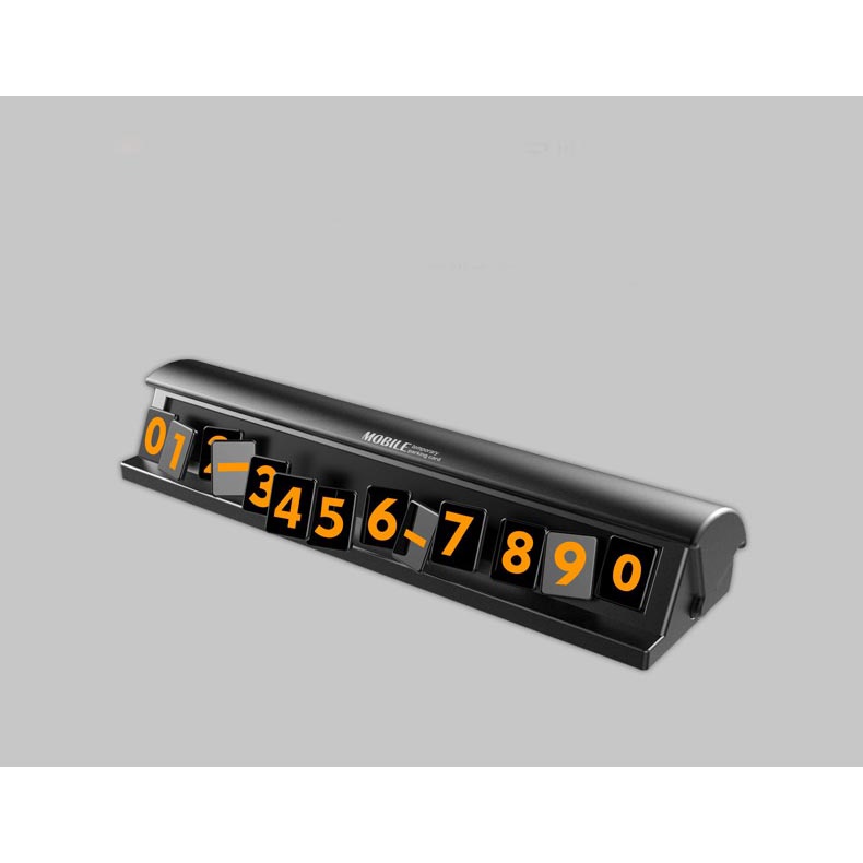 Thẻ ghi số điện thoại cho xe hơi (ô tô) – có nắp đóng mở