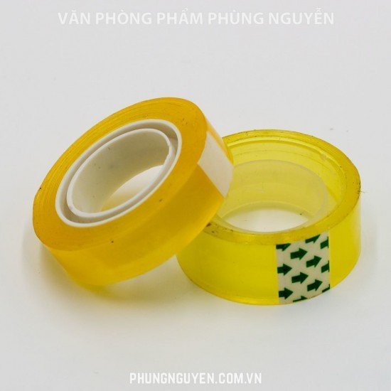 Băng Dính Trong 1.8 cm (bề rộng) x5cm (đường kính) Màu Trong Suốt Dùng Cho Văn Phòng