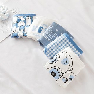 Sét 5 quần lót nữ cotton hình gấu đáng yêu 075