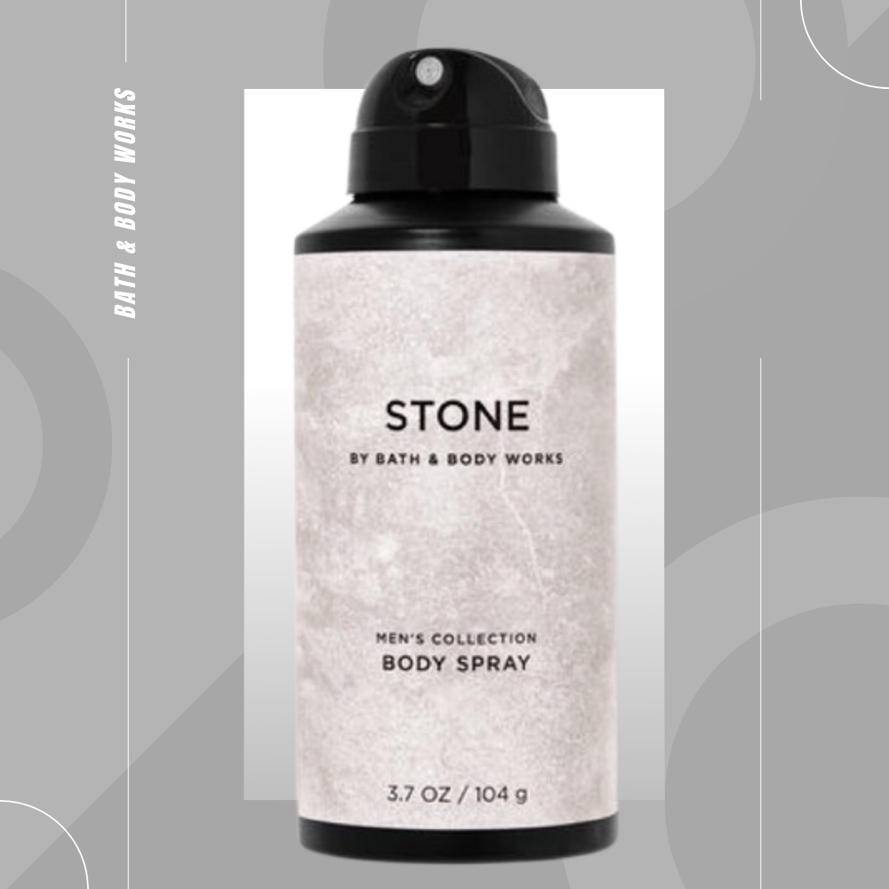 Xịt Thơm Toàn Thân Bath And Body Works Stone Dành Cho Quý Ông Lịch Lãm Chai 104gr