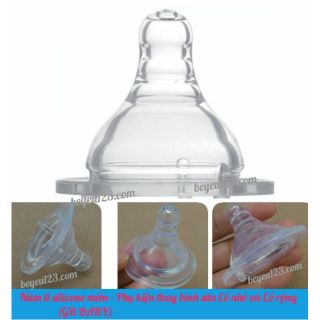 Núm ti silicone siêu mềm GB Baby - Cổ rộng cổ hẹp