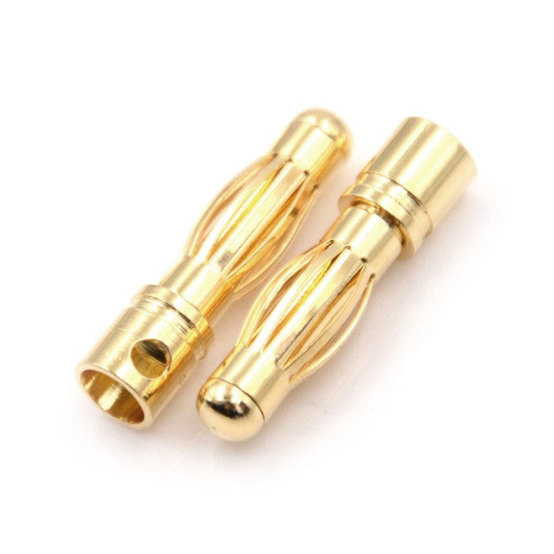 Set 10 Cặp Đầu Nối Dây Mạ Vàng 4.0mm 4mm Rc