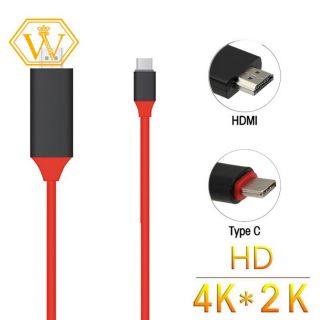 Cáp usb-c type-c to hdtv hdmi cable adapter cable 4k for samsung s8/s8+/s10...có bảo hành