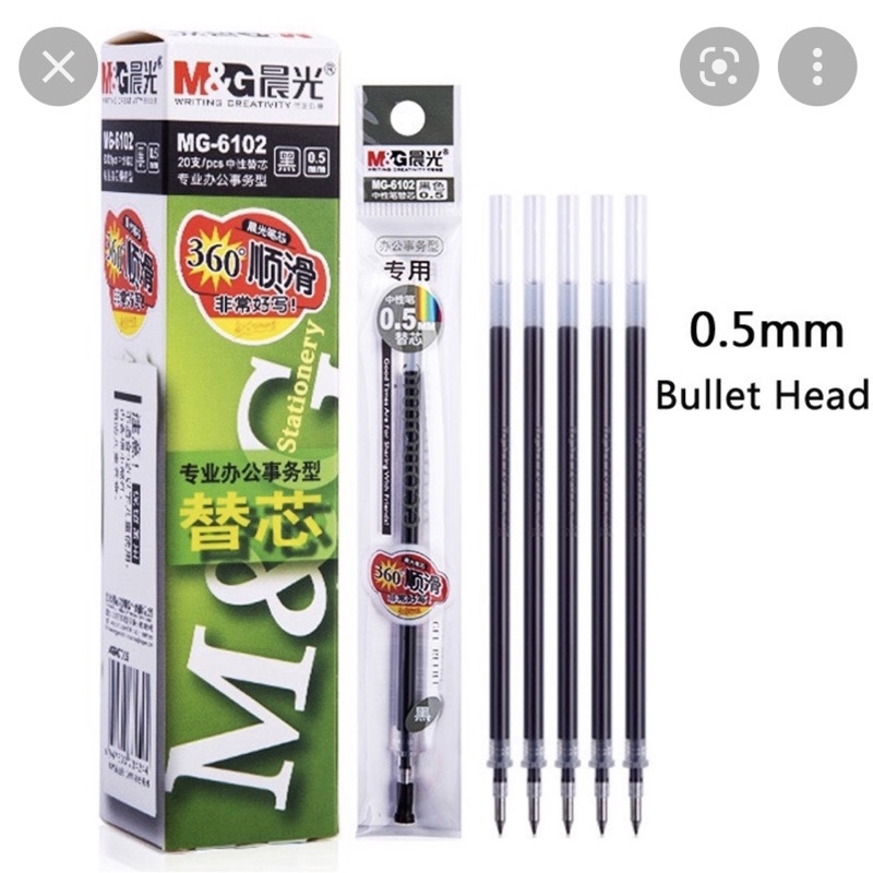 2 ruột nước thay cho bút 11535