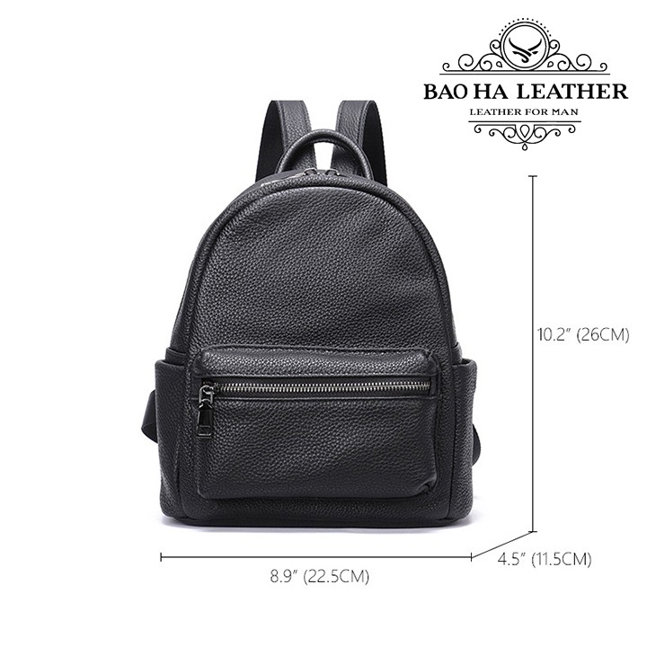 Balo nữ thời trang BHM9283 Da bò thật