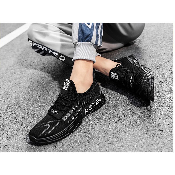 [Mã FAXANH245 giảm 10K đơn 50K] Giày Sneaker Thể Thao Phom Hàn Quốc - GT15 - Đen.Nam-Nữ | BigBuy360 - bigbuy360.vn