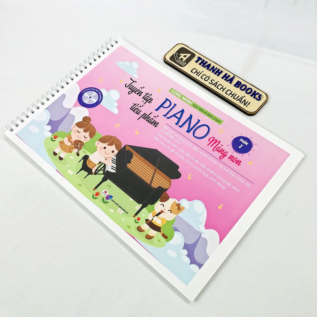 Sách - Tuyển Tập Tiểu Phẩm Piano Măng Non (Bộ 2 quyển, lẻ tùy chọn) - Thanh Hà Books