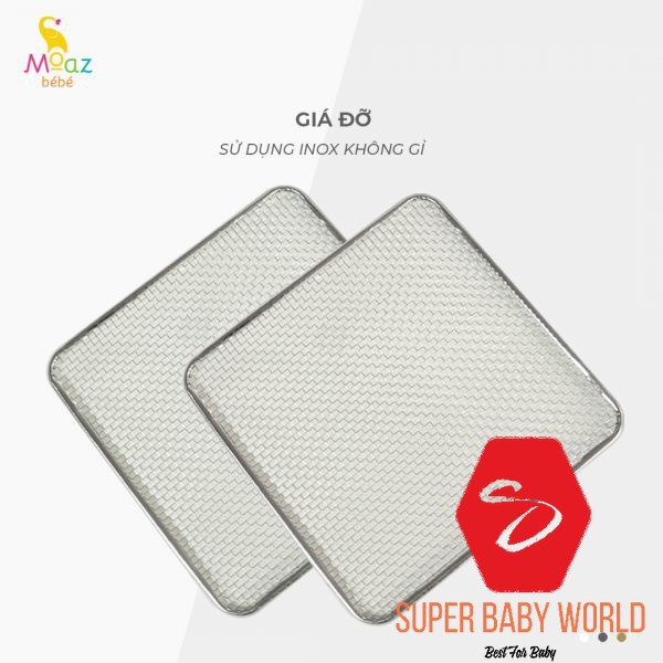 MÁY TIỆT TRÙNG SẤY KHÔ TIA UV-C VÀ BẢO QUẢN BÌNH SỮA MOAZ BÉBÉ MB-025