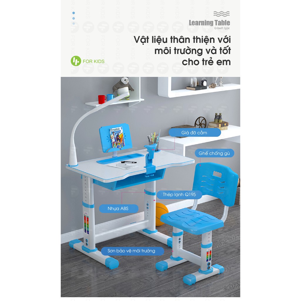 (SHOP CHỈ BÁN SIZE 80) Bàn học chống cận Forkids FKD K80