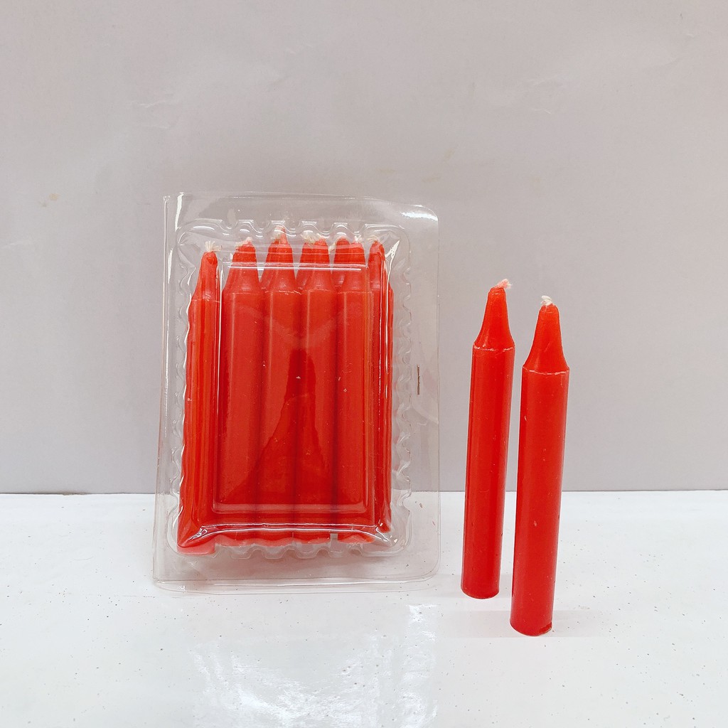 Nến Cây Taper - Dana Candle - Cao 10cm - Hộp 10 cây