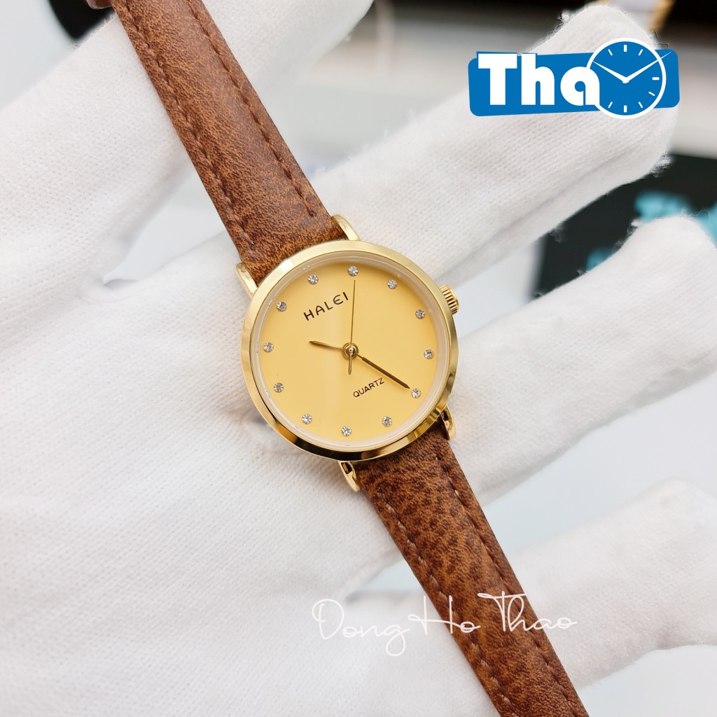 [Mã FAMAYFA2 giảm 10K đơn 50K] Đồng Hồ Nữ Dây Da Halei 542 Thiết Kế Tối Giản Sang Chảnh Chống Nước | BigBuy360 - bigbuy360.vn
