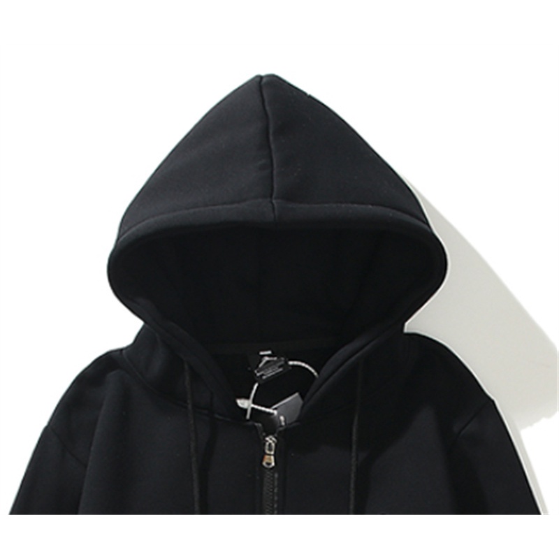 Áo khoác bóng chày tay dài khóa kéo thời trang dành cho nam và nữ