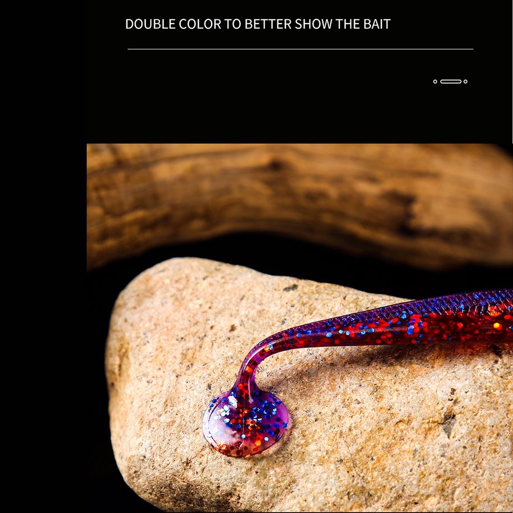 Set 4 Mồi Câu Cá Giả Bằng Nhựa Mềm 14cm 16cm 6g 13g