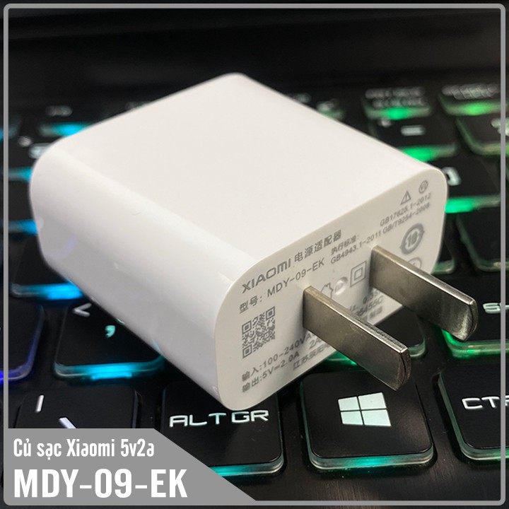 Củ sạc Xiaomi 5v2a 10W MDY-09-EK - Trắng