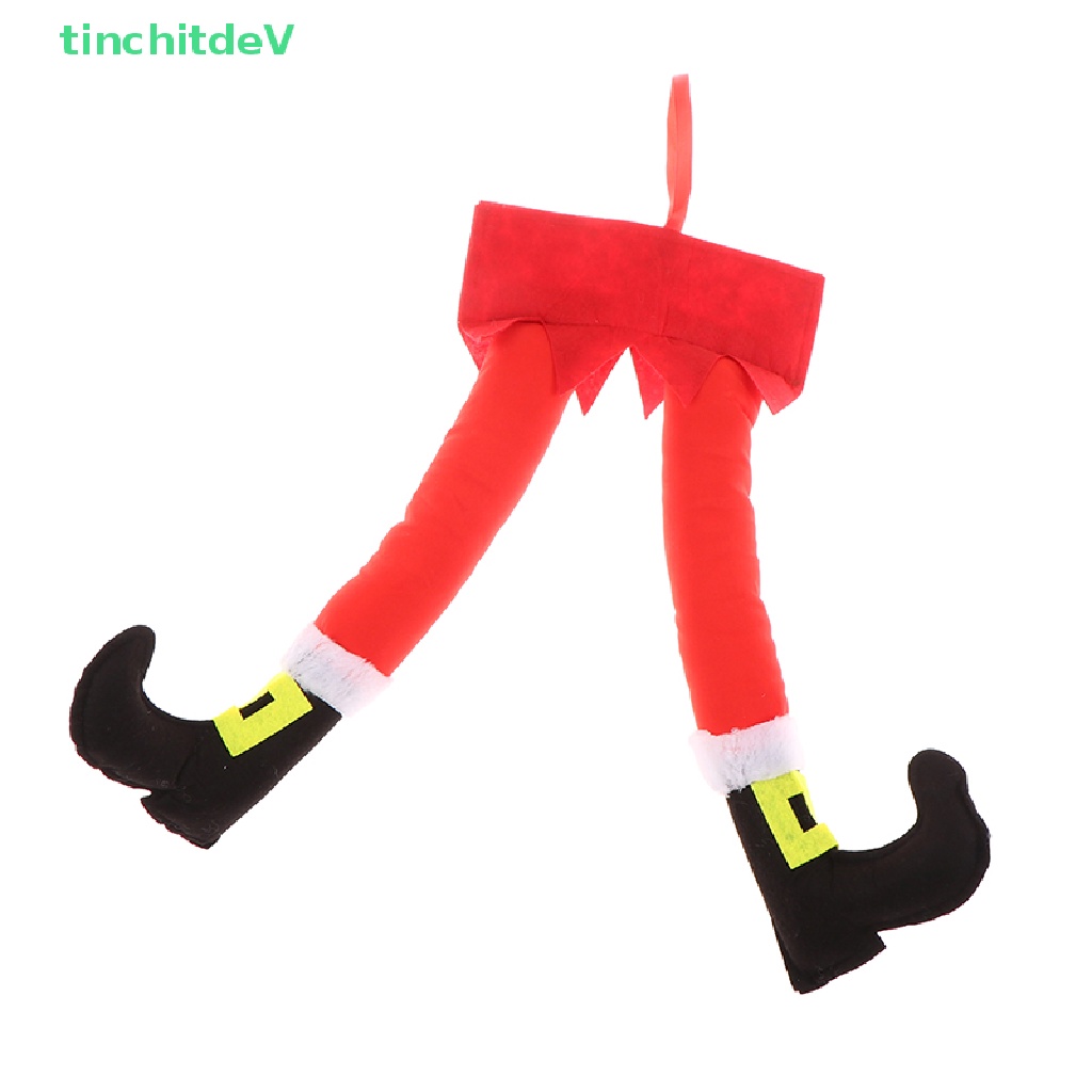 [TinchitdeV] Đồ trang trí Ông Già Noel Chân Yêu Tinh Trang Trí Giáng Sinh Tự Động Cho Xe Hơi [Mới]