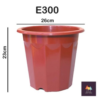 5 chậu nhựa trồng hoa cỡ vừa mã CN06X5E300 hàng dày đẹp kt 26x23cm