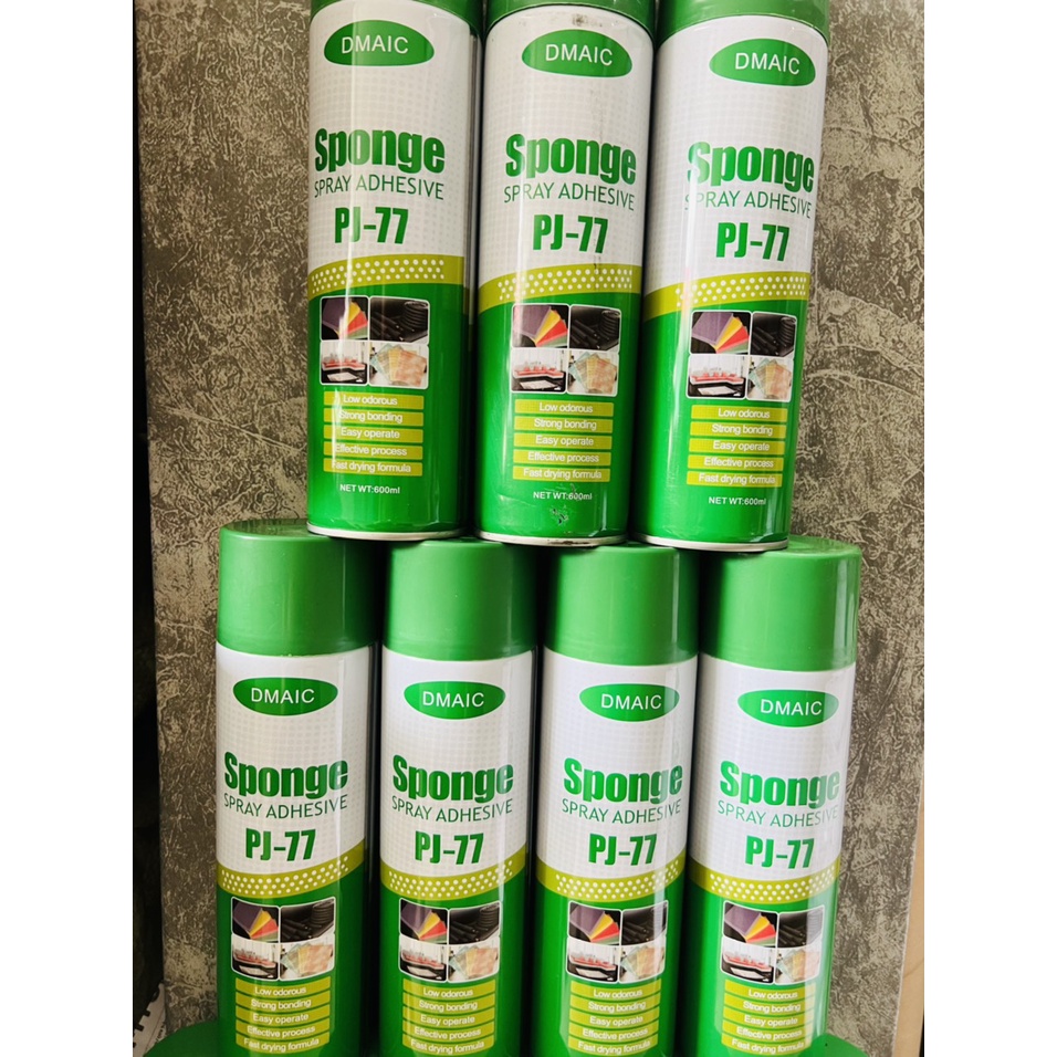 Keo xịt PJ77 dán decal, giấy dán tường, xốp dán tường,gỗ, sàn cao cấp