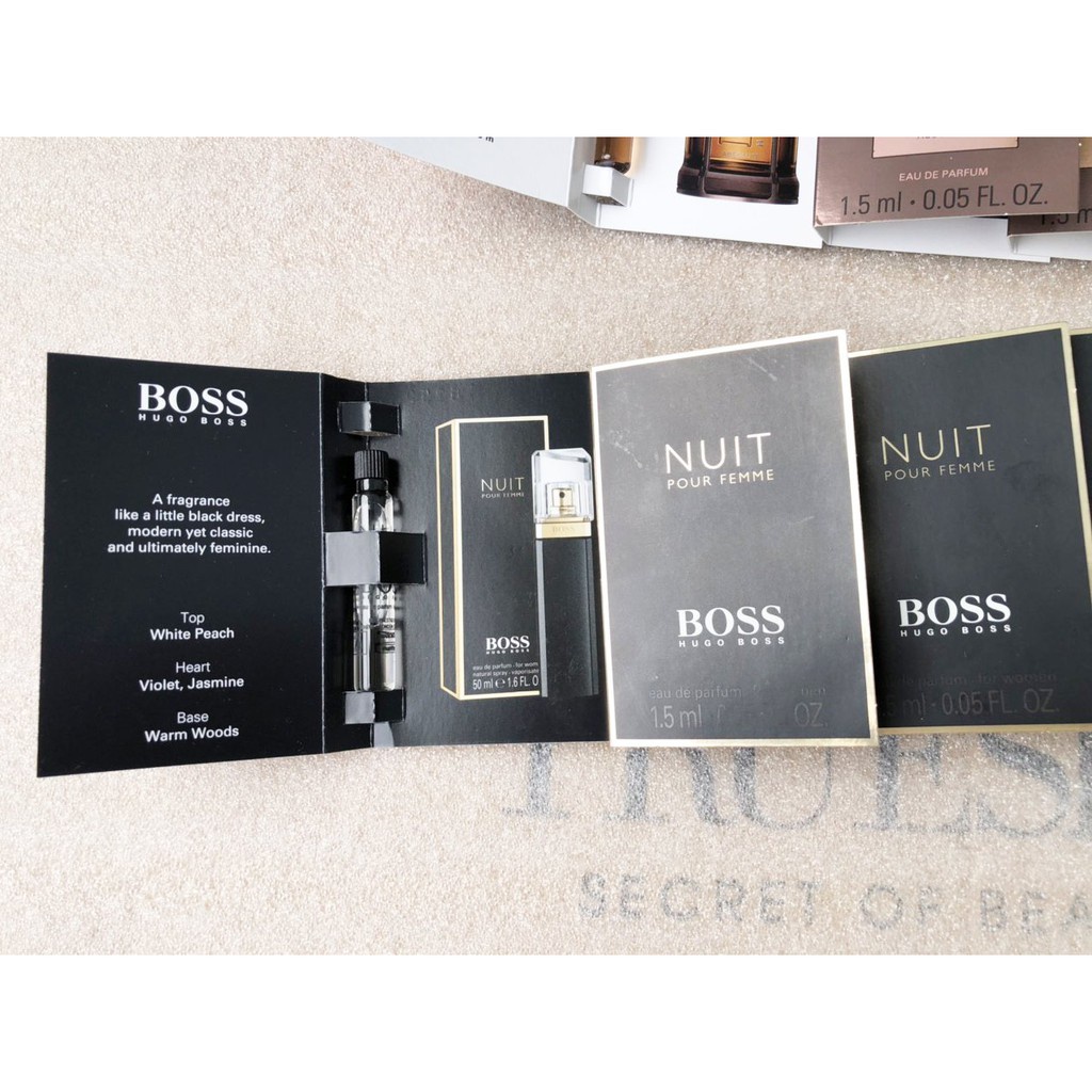 Mẫu thử Nước hoa Vial Hugo Boss Nuit Pour Femme EDP