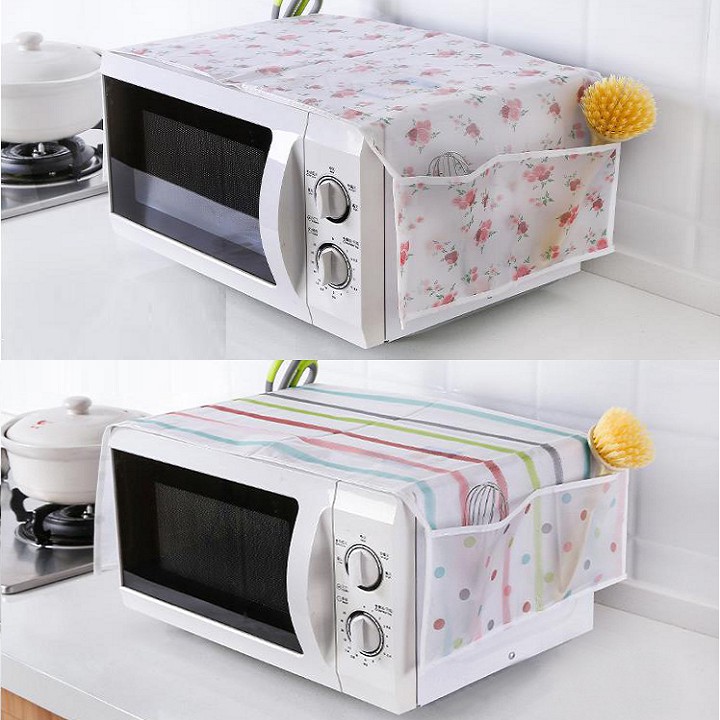 Trùm lò vi sóng có khay đựng đồ, chống thấm