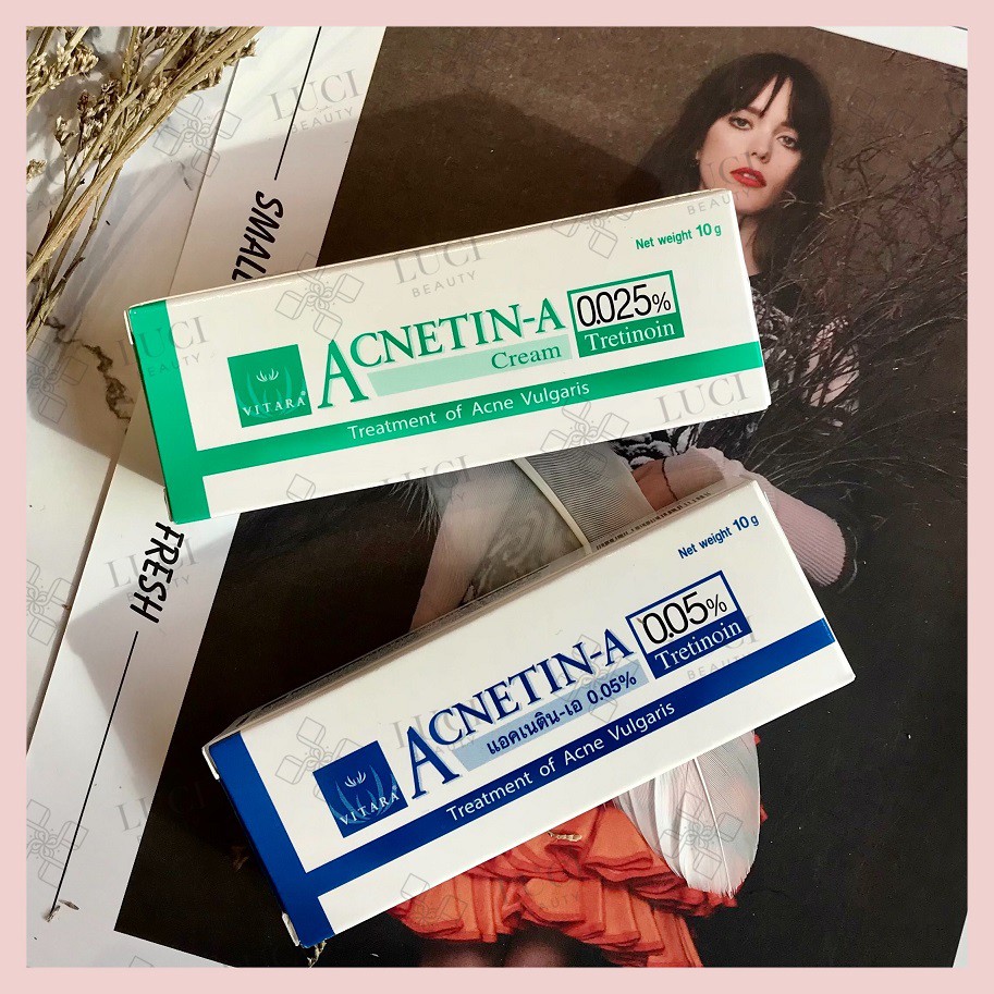[Mã SKAMA8 giảm 8% đơn 300K] Kem giảm mụn Acnetin-A Tre. 0,025% - 0,05% | BigBuy360 - bigbuy360.vn