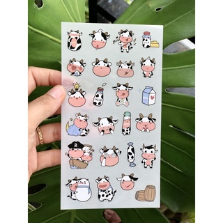 [MÃ KIMDON153 GIẢM 10K ĐƠN TỪ 50K] Sticker hình dán bò sữa siêu xinh (tự chọn mẫu)