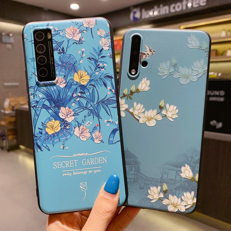 Ốp Lưng Silicone Họa Tiết Hình Máy Ảnh Thời Trang Cho Huawei Nova3I Y9 2019 Y9 Prime 2019