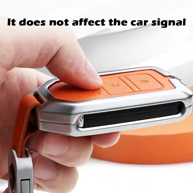 Vỏ Bảo Vệ Chìa Khóa Điều Khiển Từ Xa Bằng Hợp Kim Nhôm Cho Xe Hơi Honda Civic City Jazz Brio BRV