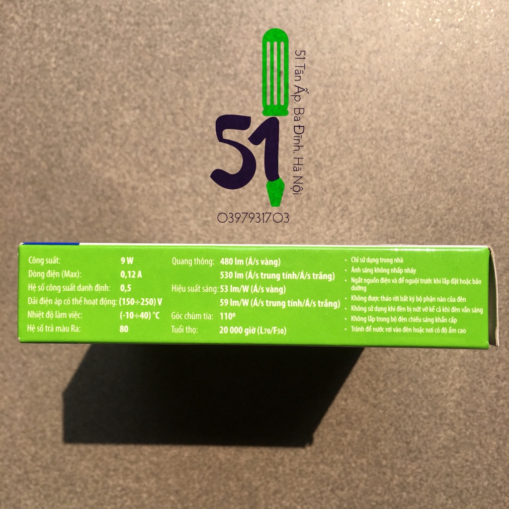 Đèn led panel Rạng Đông tròn 9W ánh sáng trắng đế nhựa