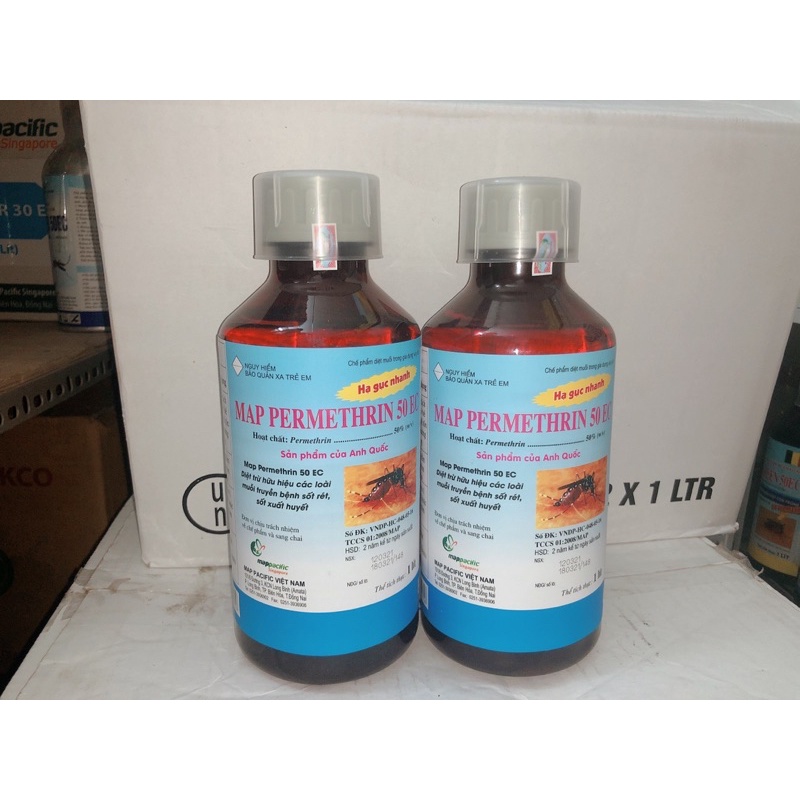 Thuốc muỗi PERMETHRIN 50EC - 1000ml - MAP PACIFIC .