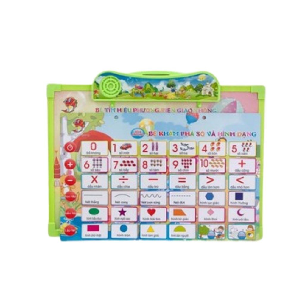 Bảng Học Điện Tử Thông Minh 5 tờ giúp con phát triển toàn diện - ALOKIDS TB