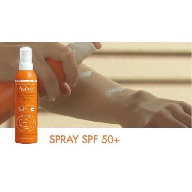 Xịt chống nắng AVÈNE Spray SPF 50 Body toàn thân 200ml cho da dầu nhạy cảm hỗn hợp chống nước không trôi La La Cosmetic