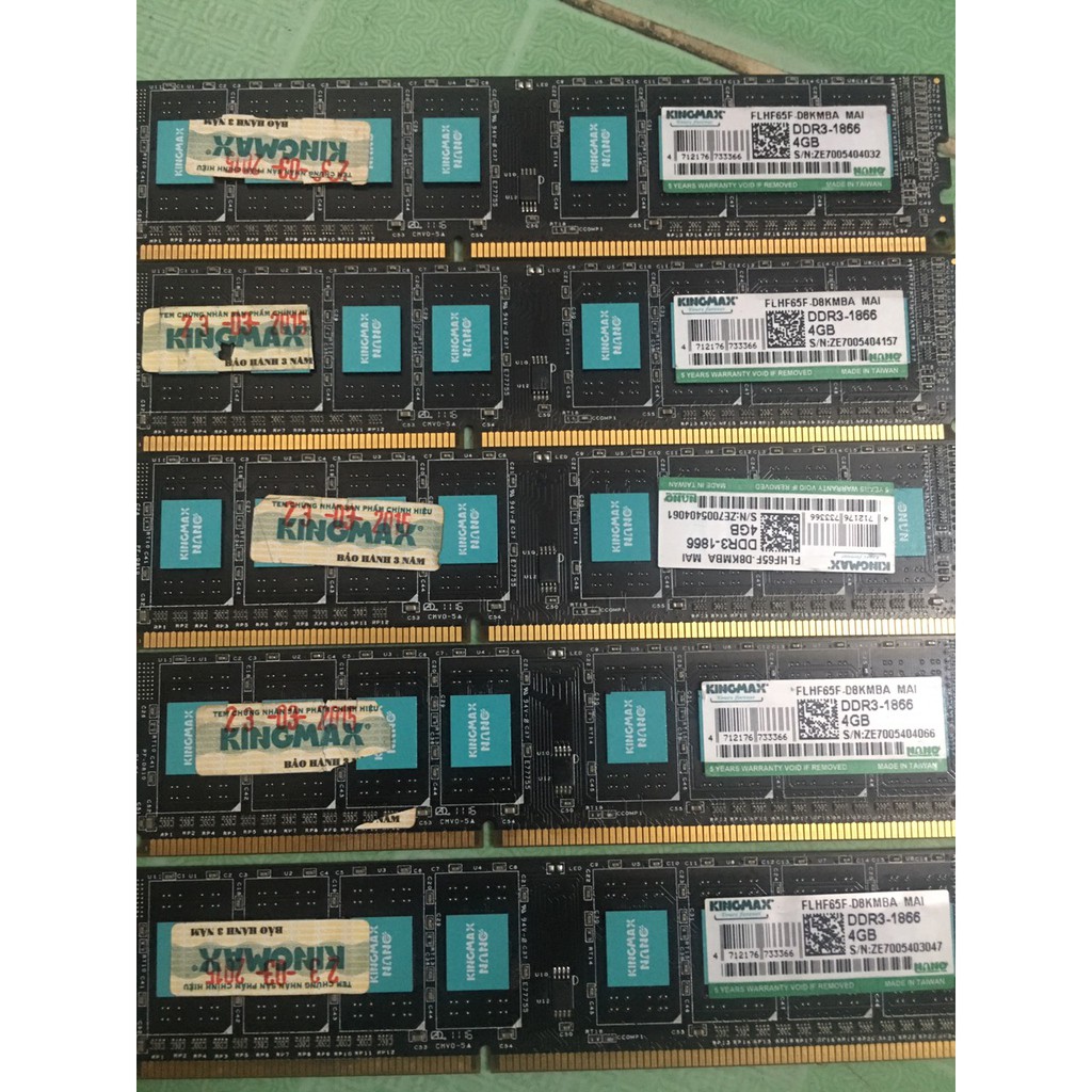 Ram 4G - DDR3 -  Bus 1866 Kingmax  Nano hàng chính hãng - Vi Tính Bắc Hải