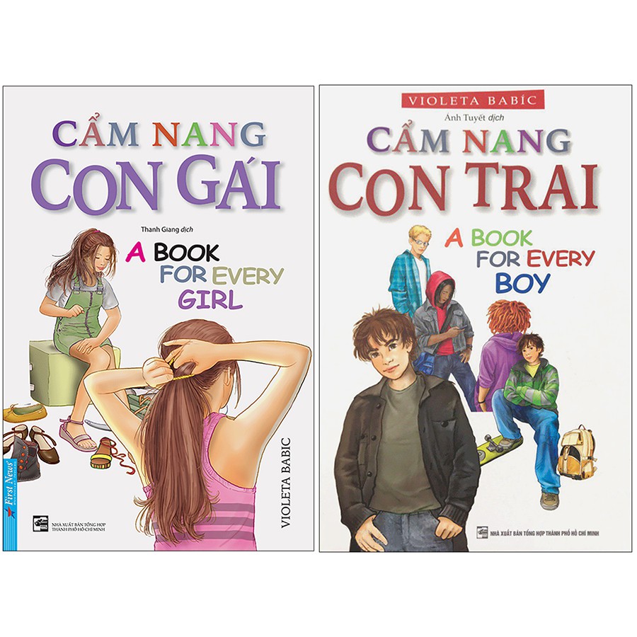 Combo Sách - Cẩm Nang Con Trai + Cẩm Nang Con Gái