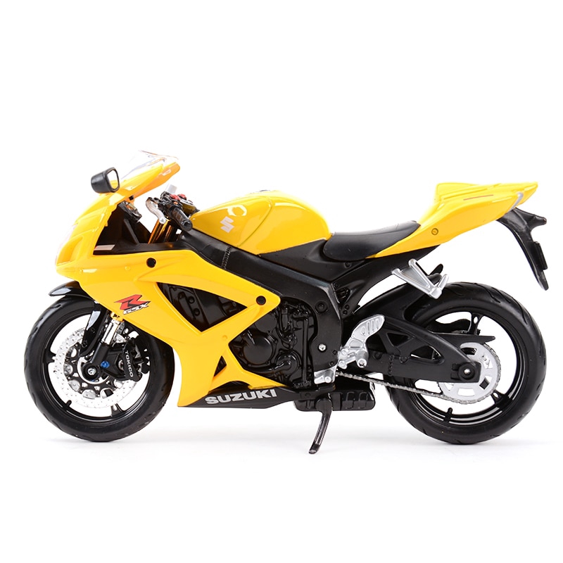 Maisto 1:12 Suzuki GSX-R600 Die Cast Đồ chơi mô hình tĩnh mô tô sưu tầm