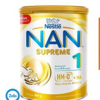 Combo 4 sữa nan supreme 1 800g
