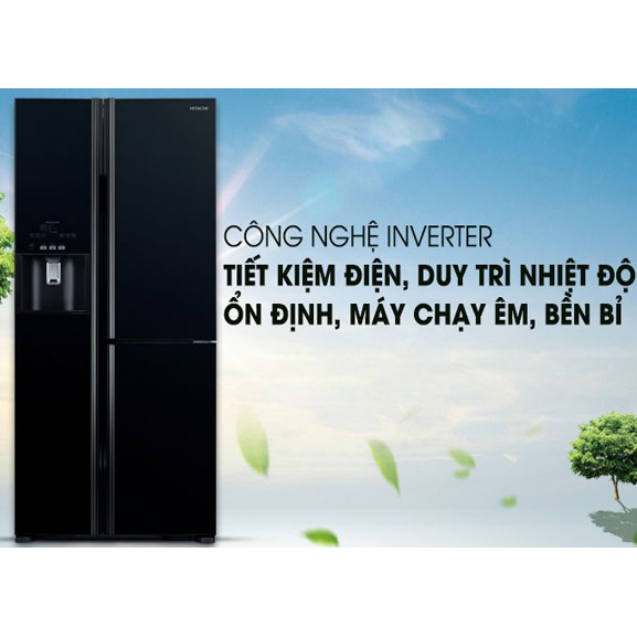 Tủ Lạnh HITACHI Inverter 584 Lít R-FM800GPGV2(GBK) (Loại O1A )