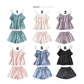 Bộ ngủ lụa hai dây chất cực kì đẹp