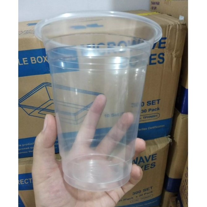 Combo 50 Ly nhựa 800ml/900ml - Ly Khổng Lồ  : chuyên trà tắc, nước mía, trà sữa... 5.0