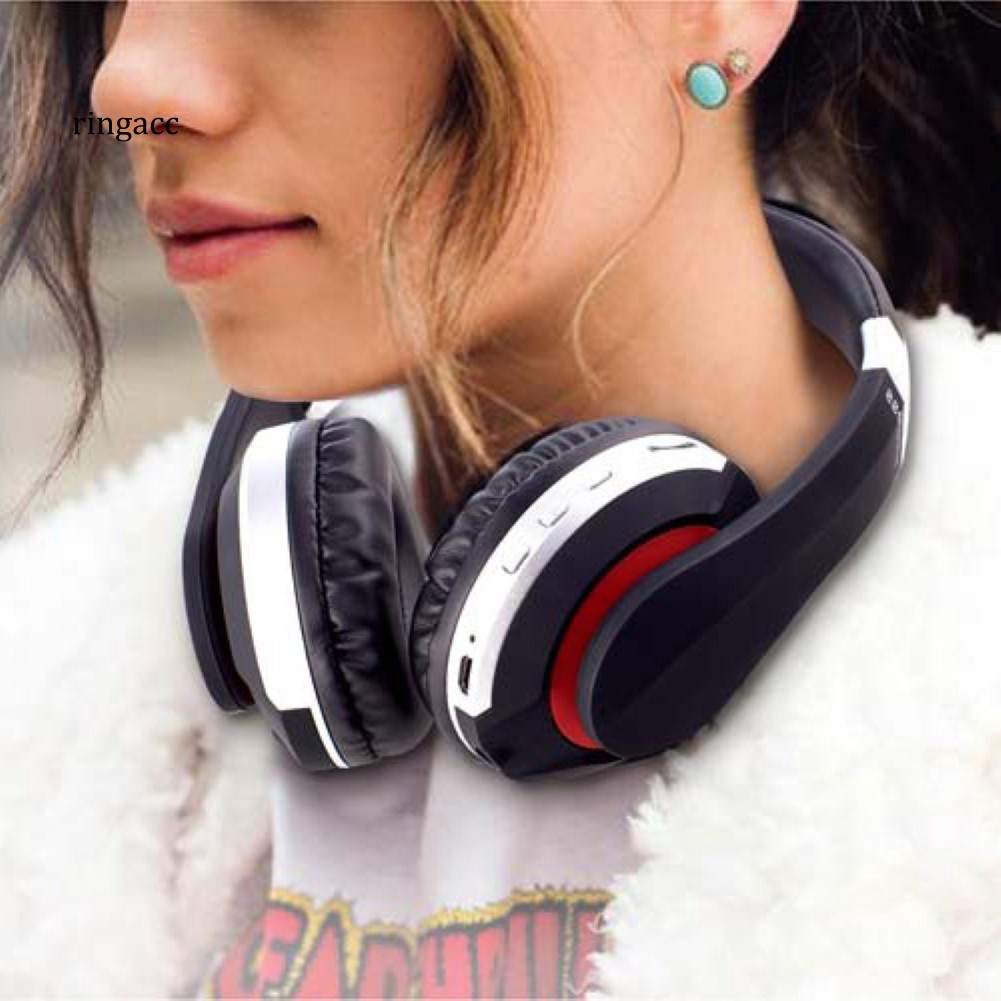 Tai Nghe Chụp Tai Bluetooth 5.0 Có Thể Gấp Gọn Và Phụ Kiện