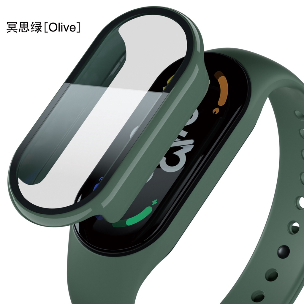 Kính Miếng Dán Bảo Vệ Màn Hình + Phim Dán Bảo Vệ Cho Đồng Hồ Thông Minh Xiaomi Mi band 7 6 5 4 Miband 7 6 5 NFC Ốp